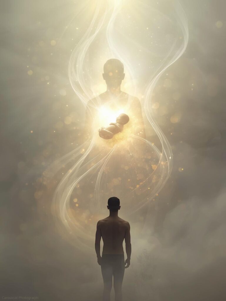 Man Seeing Himself Giving Birth in a Dream