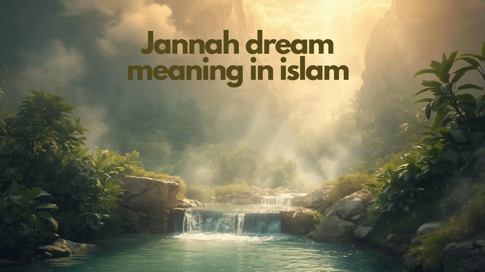 jannah dream meaning in islam