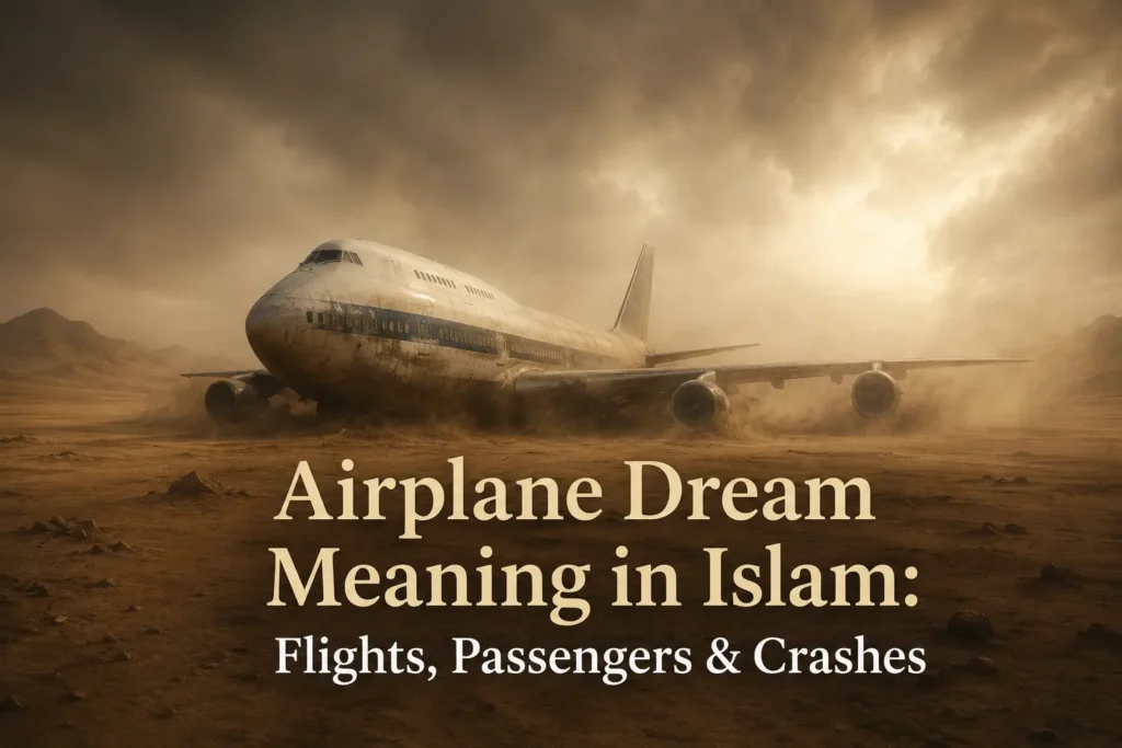 Airplane Dream Meaning in Islam