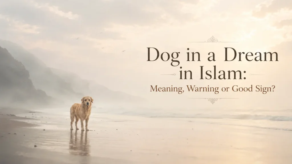 Dog in a dream in islam