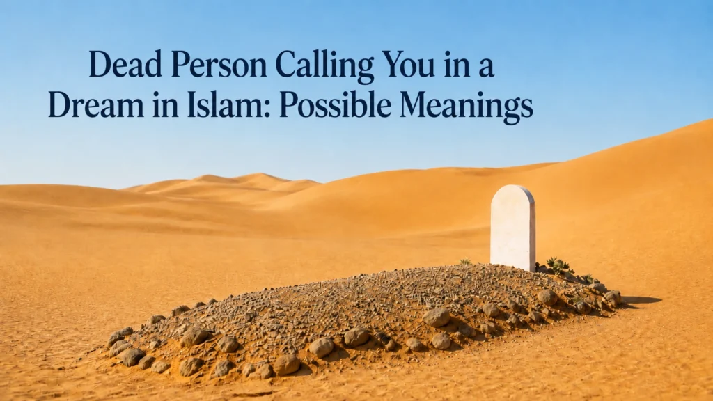 Dead Person Calling You in a Dream in Islam