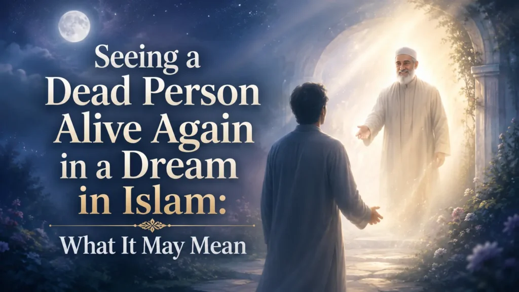 Seeing a Dead Person Alive Again in a Dream in Islam