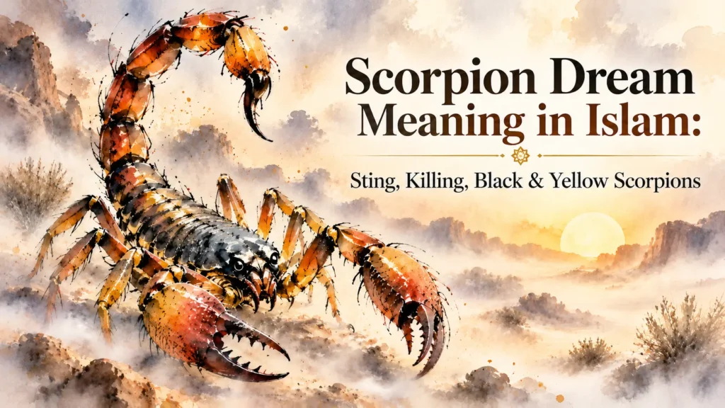 Scorpion Dream Meaning in Islam